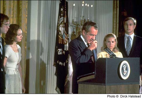 Nixon farewell to staff