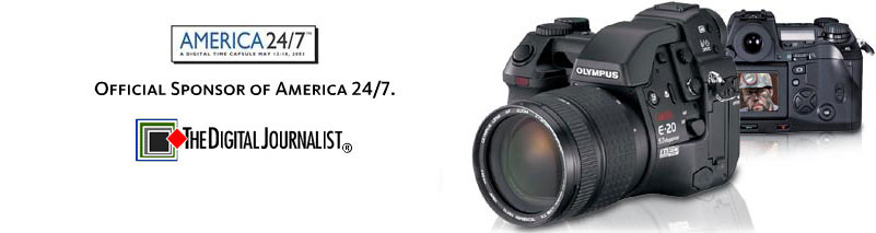 Olympus is a proud sponsor of America 24/7 and The Digital Journalist
