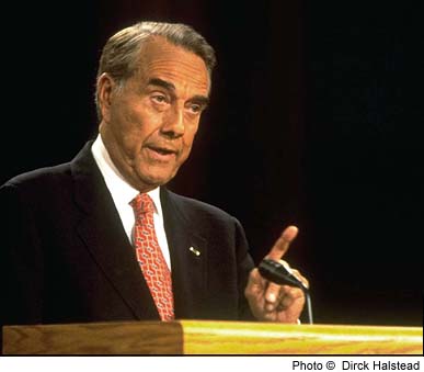 Dole in debate.