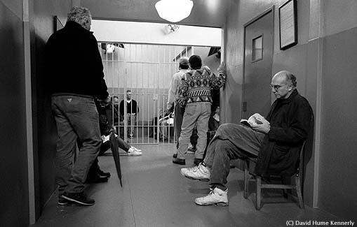 Larry David prepares the script -  Photo by David Hume Kennerly